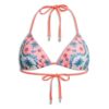Top bikini a triangolo con lacci