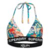 Top bikini a triangolo con logo Top bikini a triangolo con logo