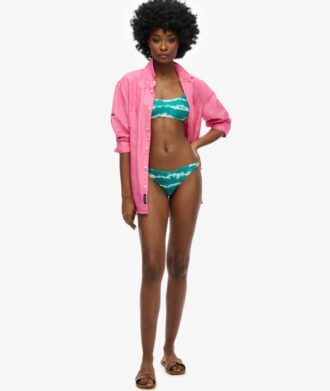 Top bikini riciclato tie-dye