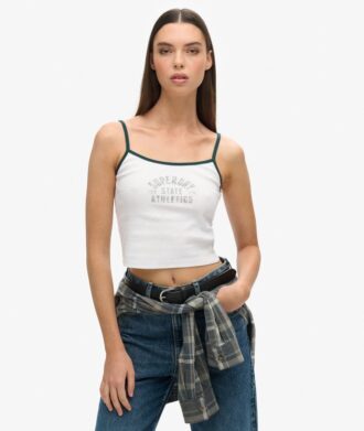 Top corto a spalline Athletic Essentials