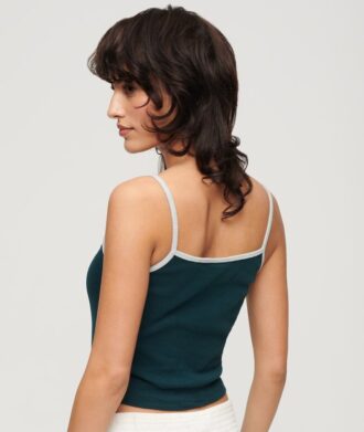 Top corto a spalline Athletic Essentials