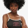 Top corto a spalline Athletic Essentials