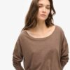 Top in jersey a maniche lunghe Top in jersey a maniche lunghe
