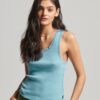 Top senza maniche con bordi in pizzo Athletic Essentials Top senza maniche con bordi in pizzo Athletic Essentials
