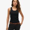 Top senza maniche con bordi in pizzo Athletic Essentials Top senza maniche con bordi in pizzo Athletic Essentials
