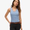 Top senza maniche con bordi in pizzo Athletic Essentials