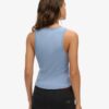 Top senza maniche con bordi in pizzo Athletic Essentials