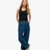 Top senza maniche con bordi in pizzo Vintage della linea Athletic Essentials