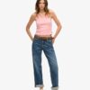 Top senza maniche con bordi in pizzo Vintage della linea Athletic Essentials