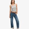 Top senza maniche con bordi in pizzo Vintage della linea Athletic Essentials