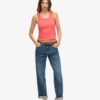 Top senza maniche con bordi in pizzo Vintage della linea Athletic Essentials