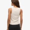 Top senza maniche con bordi in pizzo Vintage della linea Athletic Essentials