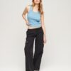 Top senza maniche con bordi in pizzo Vintage della linea Athletic Essentials