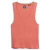 Top senza maniche con bordi in pizzo Vintage della linea Athletic Essentials